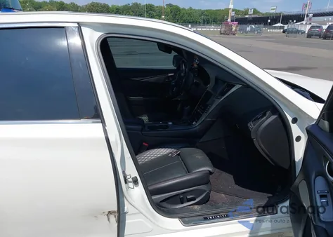 2019 Infiniti Q50 3.0T Red Sport 400 from USA, damaged, VIN JN1FV7ARXKM830047